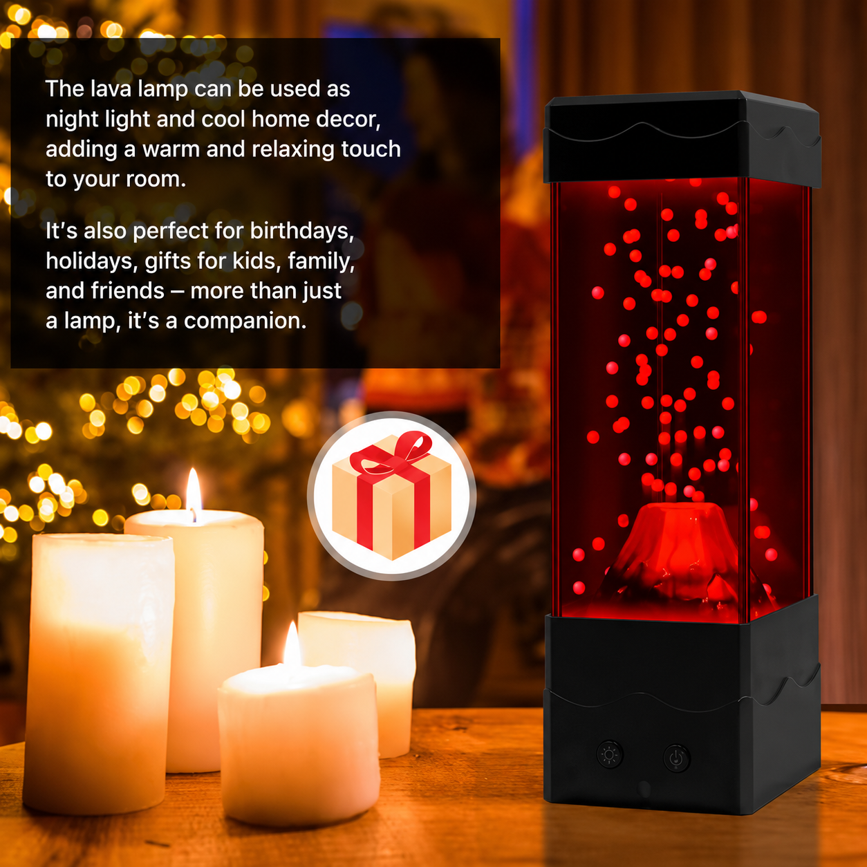 AuraFlow™ Volcano Lava Lamp