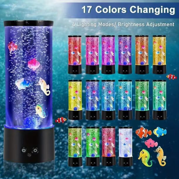 OceanGlow™ Fish Lava Lamp