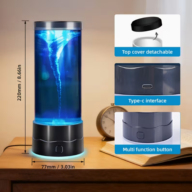 CycloneFlow™ Tornado Lava Lamp